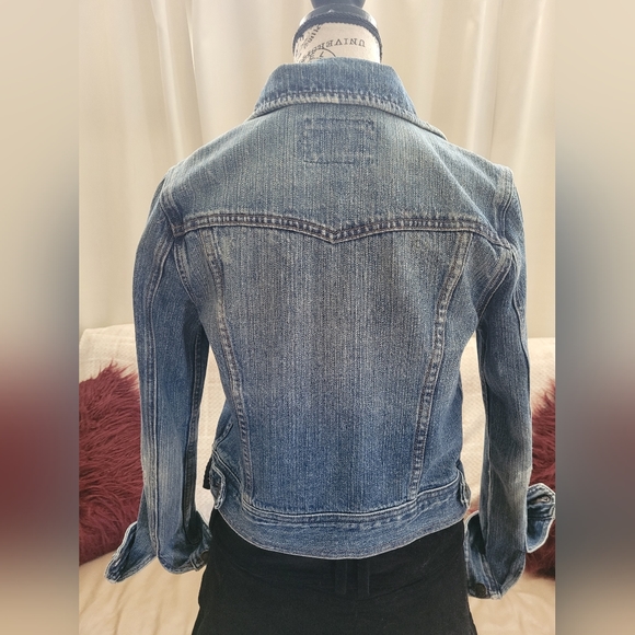 I Love H81 ladies jean jacket. Size medium. - Picture 2 of 4